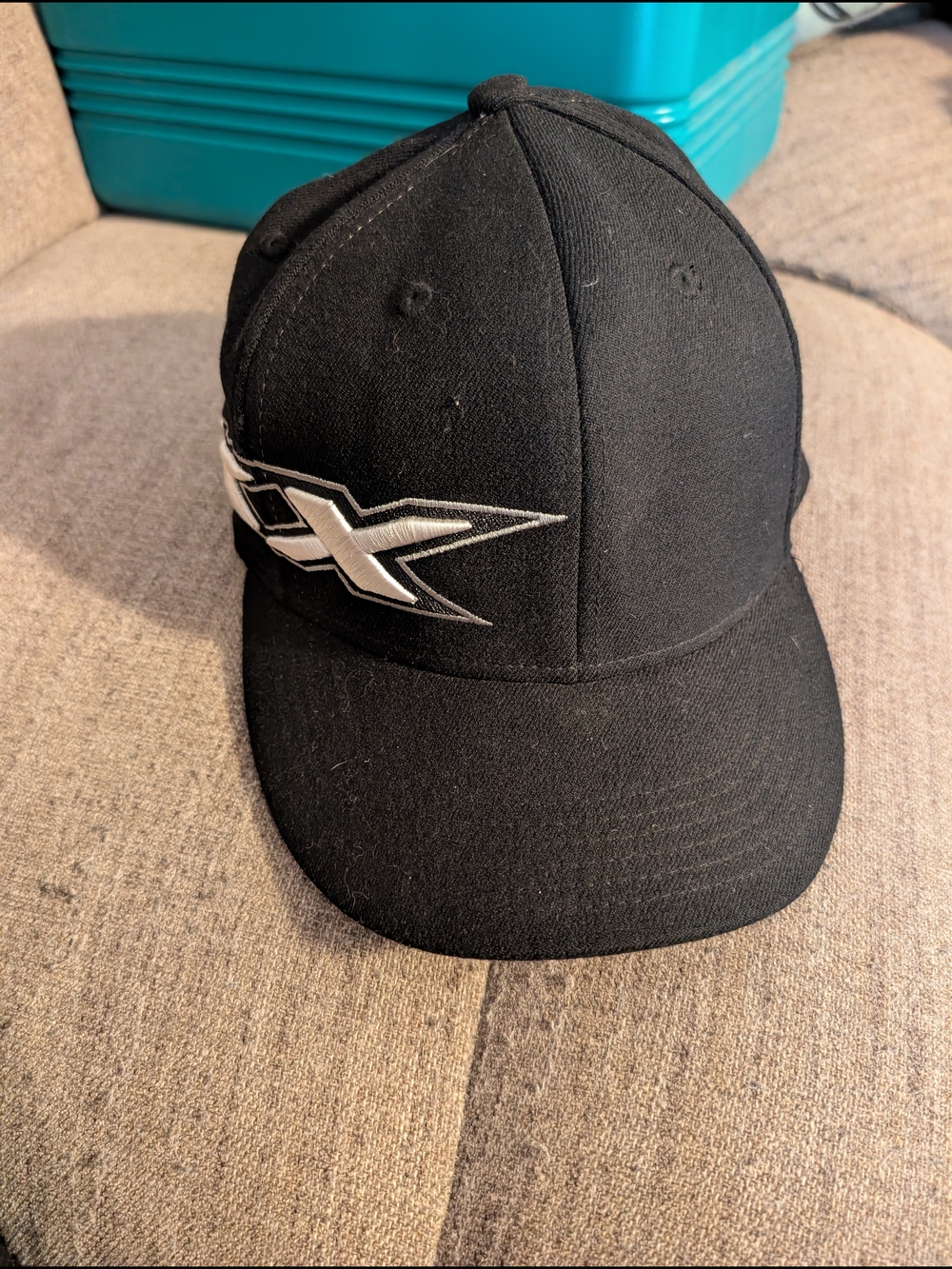 Kawasaki Genuine Accessories Tekflex Fitted Hat Black Cap Size LX